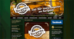 Desktop Screenshot of biergarten-altenessen.de