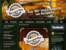 Tablet Screenshot of biergarten-altenessen.de